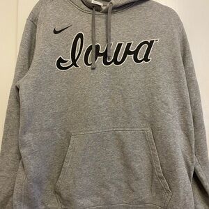 Nike Iowa Men's Gray Hoodie